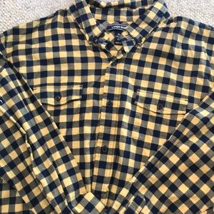 Lands End Flannel button up